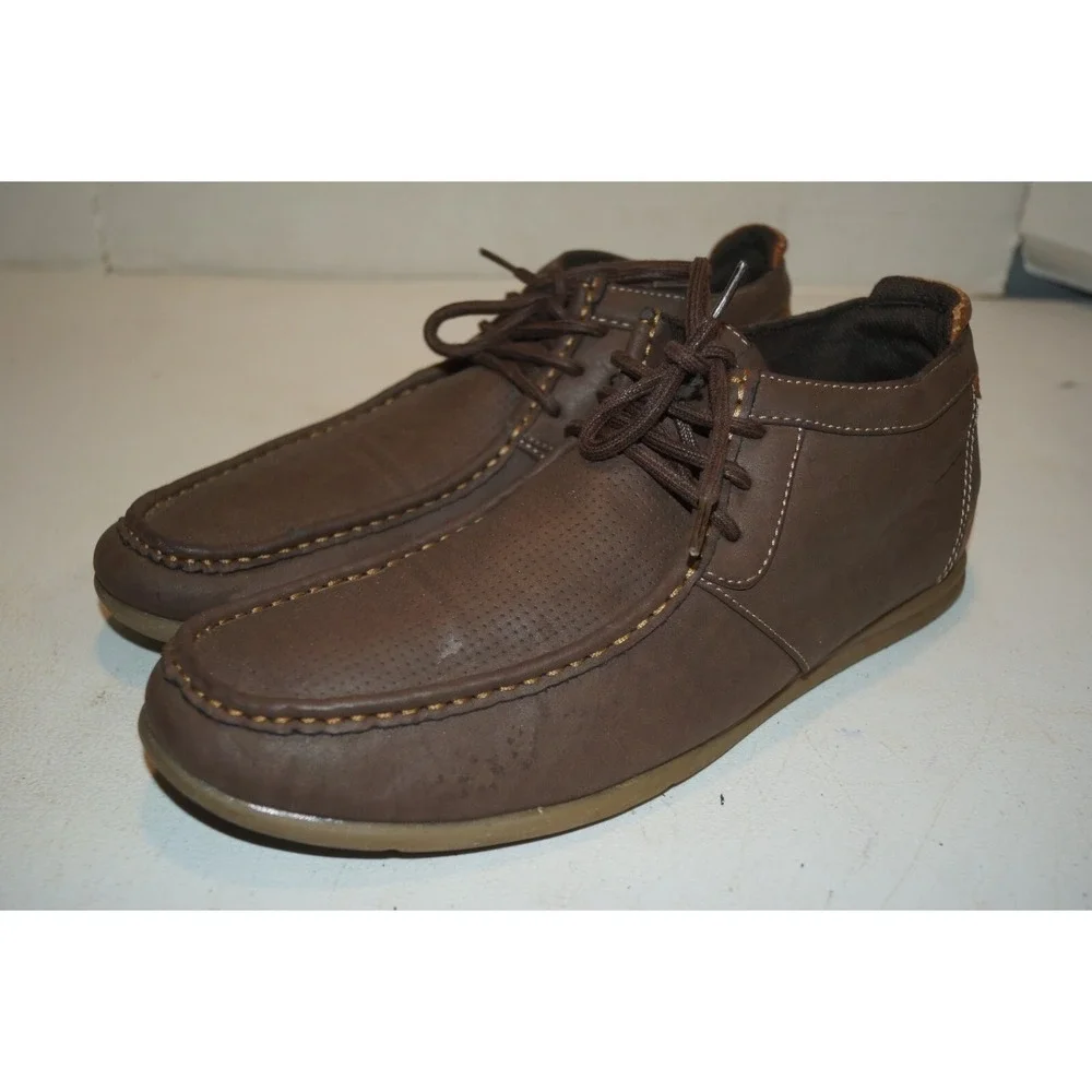 Madden M-Realty Mens Brown Casual Lace Up Shoes Size 10